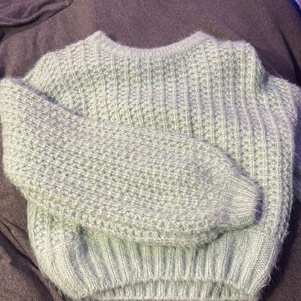 Green sweater